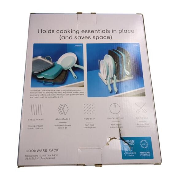 NEW YouCopia StoreMore Adjustable Cookware Rack - Picture 5 of 8